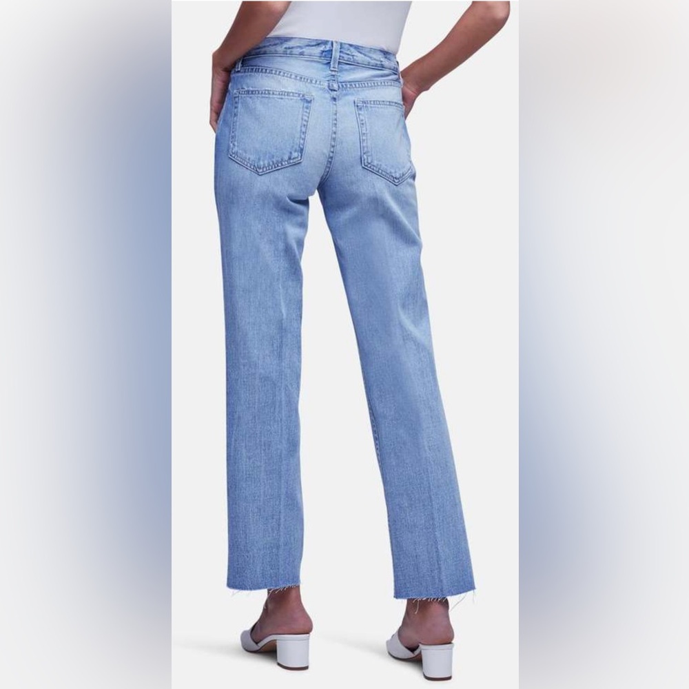 Lagence Milana Low Rise Olympia Straight Jean Size 27x30 New Blue pants - Picture 2 of 8